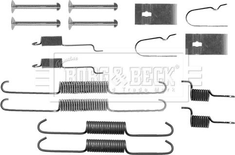 Borg & Beck BBK6220 - Kit accessori, Ganasce freno autozon.pro