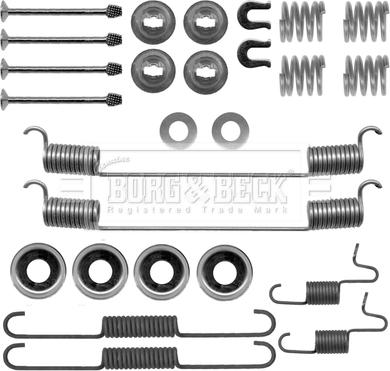 Borg & Beck BBK6222 - Kit accessori, Ganasce freno autozon.pro