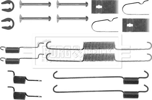 Borg & Beck BBK6274 - Kit accessori, Ganasce freno autozon.pro