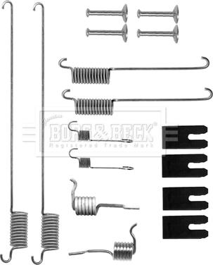 Borg & Beck BBK6275 - Kit accessori, Ganasce freno autozon.pro