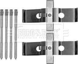 Borg & Beck BBK1414 - Kit accessori, Pastiglia freno autozon.pro