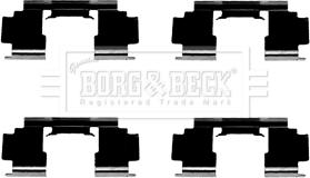 Borg & Beck BBK1436 - Kit accessori, Pastiglia freno autozon.pro