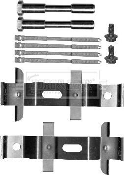 Borg & Beck BBK1598 - Kit accessori, Pastiglia freno autozon.pro