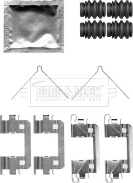 Borg & Beck BBK1502 - Kit accessori, Pastiglia freno autozon.pro