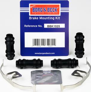 Borg & Beck BBK1525 - Kit accessori, Pastiglia freno autozon.pro