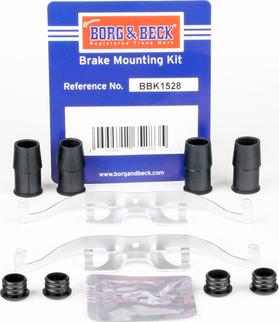 Borg & Beck BBK1528 - Kit accessori, Pastiglia freno autozon.pro