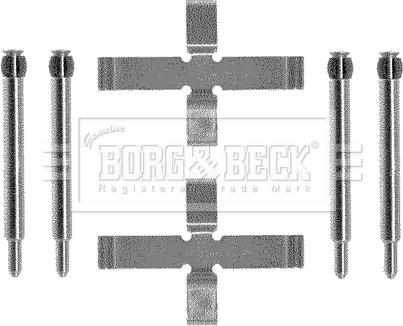 Borg & Beck BBK1193 - Kit accessori, Pastiglia freno autozon.pro