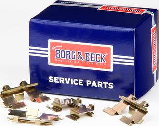 Borg & Beck BBK1142 - Kit accessori, Pastiglia freno autozon.pro