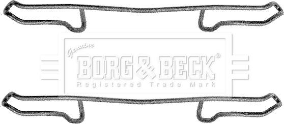 Borg & Beck BBK1179 - Kit accessori, Pastiglia freno autozon.pro