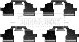 Borg & Beck BBK1331 - Kit accessori, Pastiglia freno autozon.pro