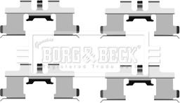 Borg & Beck BBK1372 - Kit accessori, Pastiglia freno autozon.pro