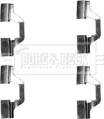 Borg & Beck BBK1255 - Kit accessori, Pastiglia freno autozon.pro