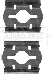 Borg & Beck BBK1215 - Kit accessori, Pastiglia freno autozon.pro