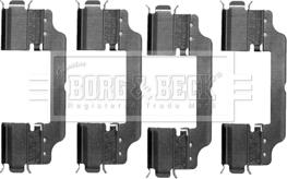 Borg & Beck BBK1217 - Kit accessori, Pastiglia freno autozon.pro