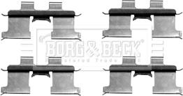 Borg & Beck BBK1285 - Kit accessori, Pastiglia freno autozon.pro