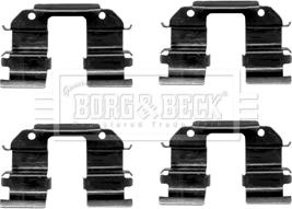 Borg & Beck BBK1233 - Kit accessori, Pastiglia freno autozon.pro