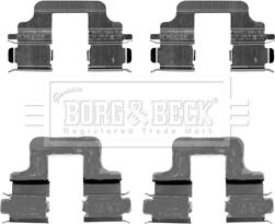 Borg & Beck BBK1224 - Kit accessori, Pastiglia freno autozon.pro