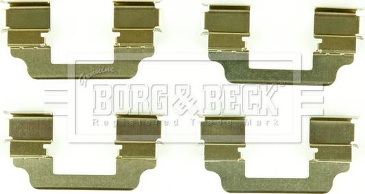 Borg & Beck BBK1739 - Kit accessori, Pastiglia freno autozon.pro