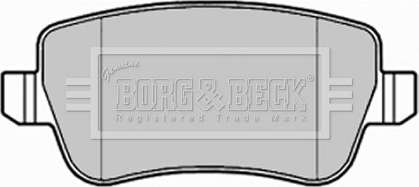 Borg & Beck BBP1992 - Kit pastiglie freno, Freno a disco autozon.pro