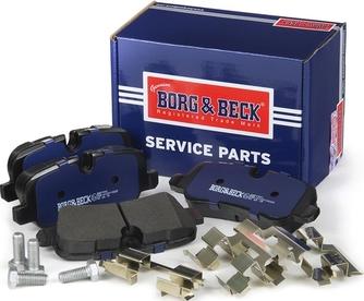 Borg & Beck BBP1941 - Kit pastiglie freno, Freno a disco autozon.pro