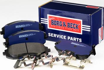 Borg & Beck BBP1905 - Kit pastiglie freno, Freno a disco autozon.pro