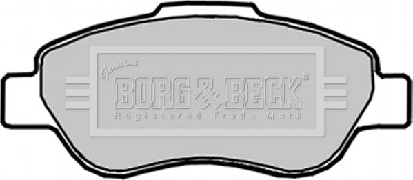 Borg & Beck BBP1914 - Kit pastiglie freno, Freno a disco autozon.pro