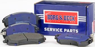 Borg & Beck BBP1913 - Kit pastiglie freno, Freno a disco autozon.pro