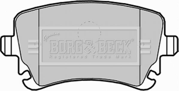 Borg & Beck BBP1930 - Kit pastiglie freno, Freno a disco autozon.pro