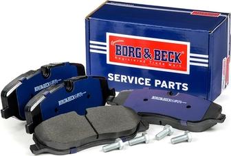 Borg & Beck BBP1929 - Kit pastiglie freno, Freno a disco autozon.pro