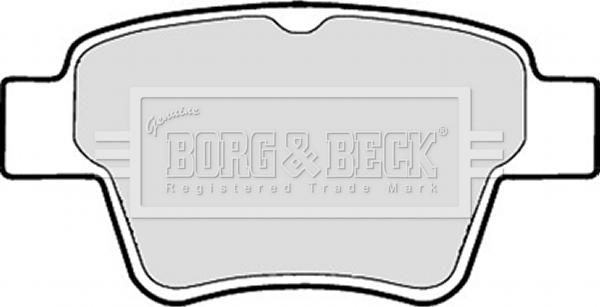 Borg & Beck BBP1920 - Kit pastiglie freno, Freno a disco autozon.pro