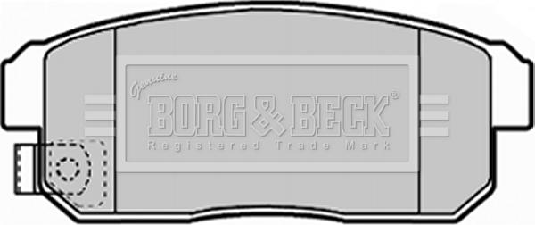 Borg & Beck BBP1921 - Kit pastiglie freno, Freno a disco autozon.pro