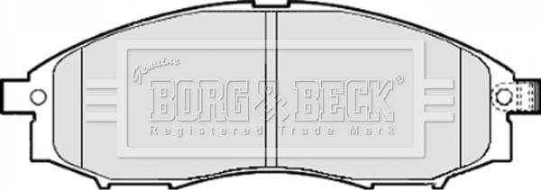 Borg & Beck BBP1922 - Kit pastiglie freno, Freno a disco autozon.pro