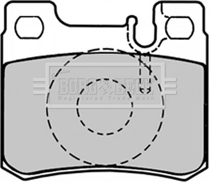 Borg & Beck BBP1495 - Kit pastiglie freno, Freno a disco autozon.pro