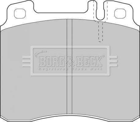 Borg & Beck BBP1464 - Kit pastiglie freno, Freno a disco autozon.pro