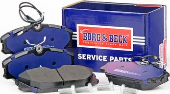 Borg & Beck BBP1466 - Kit pastiglie freno, Freno a disco autozon.pro