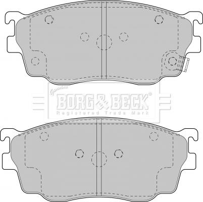 Borg & Beck BBP1404 - Kit pastiglie freno, Freno a disco autozon.pro