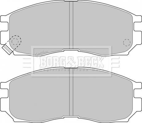 Borg & Beck BBP1484 - Kit pastiglie freno, Freno a disco autozon.pro