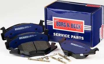 Borg & Beck BBP1420 - Kit pastiglie freno, Freno a disco autozon.pro