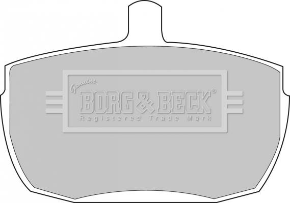 Borg & Beck BBP1422 - Kit pastiglie freno, Freno a disco autozon.pro