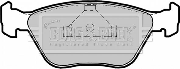 Borg & Beck BBP1475 - Kit pastiglie freno, Freno a disco autozon.pro