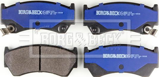 Borg & Beck BBP1470 - Kit pastiglie freno, Freno a disco autozon.pro