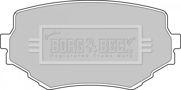 Borg & Beck BBP1597 - Kit pastiglie freno, Freno a disco autozon.pro