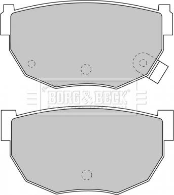 Borg & Beck BBP1549 - Kit pastiglie freno, Freno a disco autozon.pro