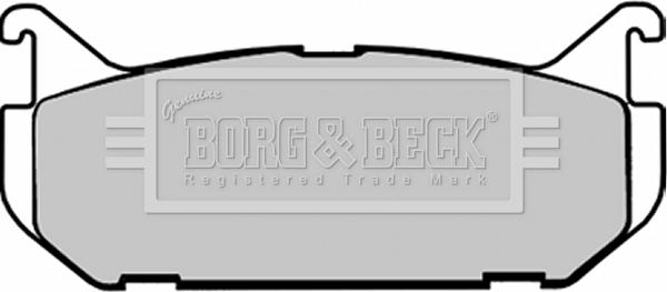 Borg & Beck BBP1546 - Kit pastiglie freno, Freno a disco autozon.pro