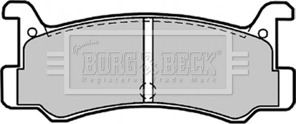 Borg & Beck BBP1540 - Kit pastiglie freno, Freno a disco autozon.pro