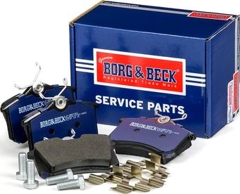 Borg & Beck BBP1542 - Kit pastiglie freno, Freno a disco autozon.pro