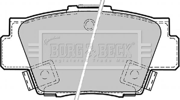 Borg & Beck BBP1569 - Kit pastiglie freno, Freno a disco autozon.pro