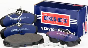 Borg & Beck BBP1561 - Kit pastiglie freno, Freno a disco autozon.pro