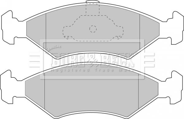 Borg & Beck BBP1509 - Kit pastiglie freno, Freno a disco autozon.pro