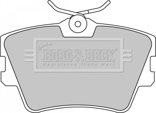 Borg & Beck BBP1501 - Kit pastiglie freno, Freno a disco autozon.pro